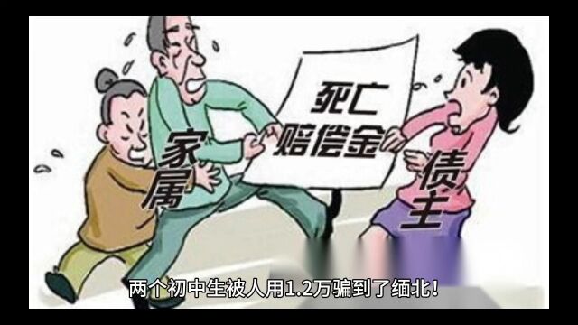 广东两个初中生被人用1.2万骗到了缅北 #电信诈骗