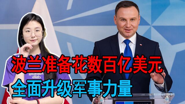 波兰准备花数百亿美元,全面升级军事力量,1000辆坦克6个装甲师