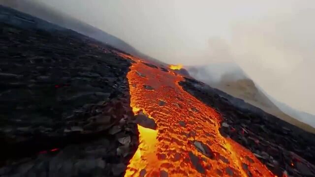 活火山的风景太美了