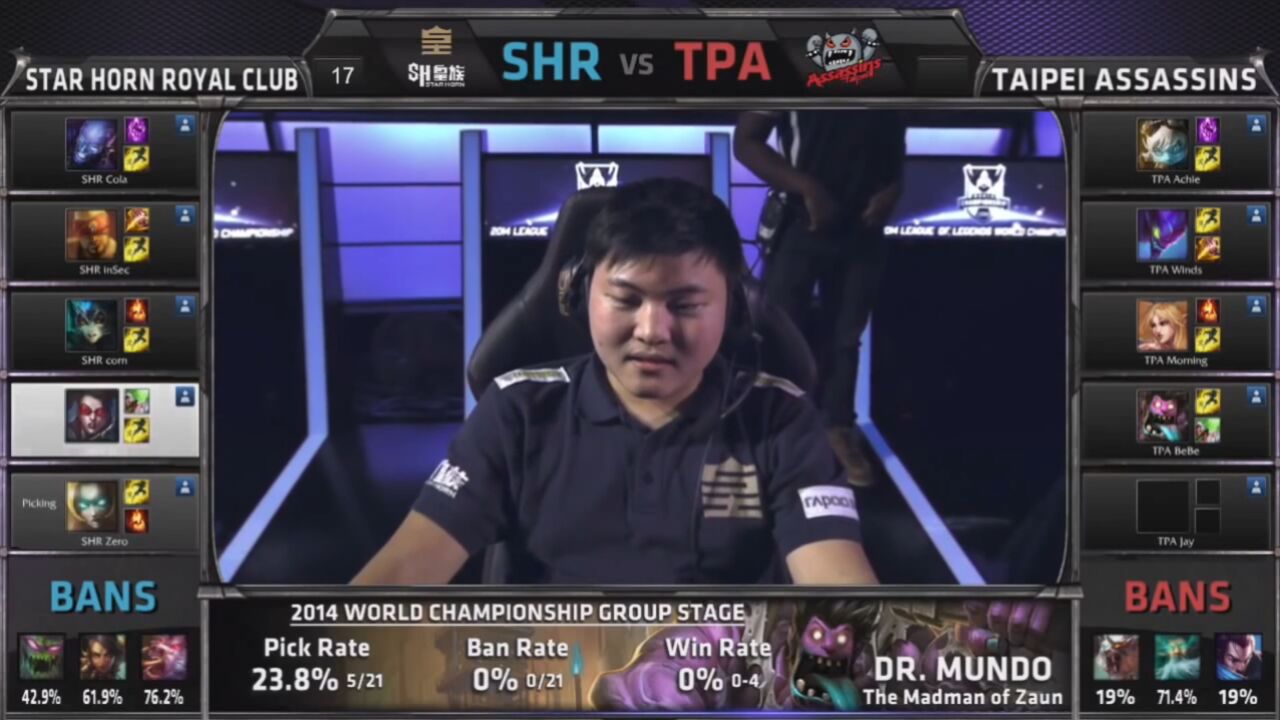 【2014全球总决赛】小组赛 SHR vs TPA