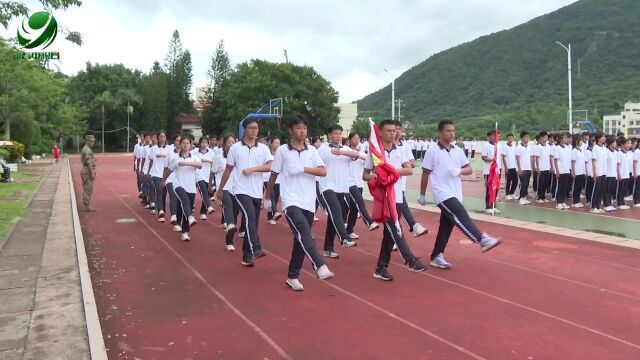 永春六中举行2023年新生军训活动