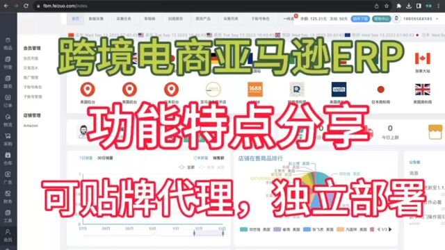 亚马逊跟卖铺货erp功能特点分享,可贴牌代理独立部署无限开账号