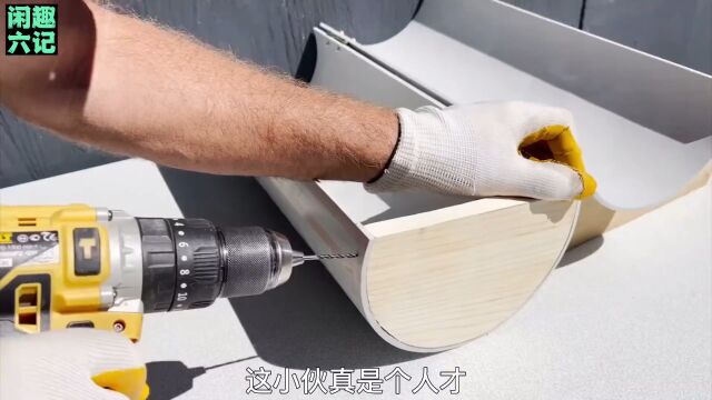 小伙自制工具收纳箱 太实用了#手工diy