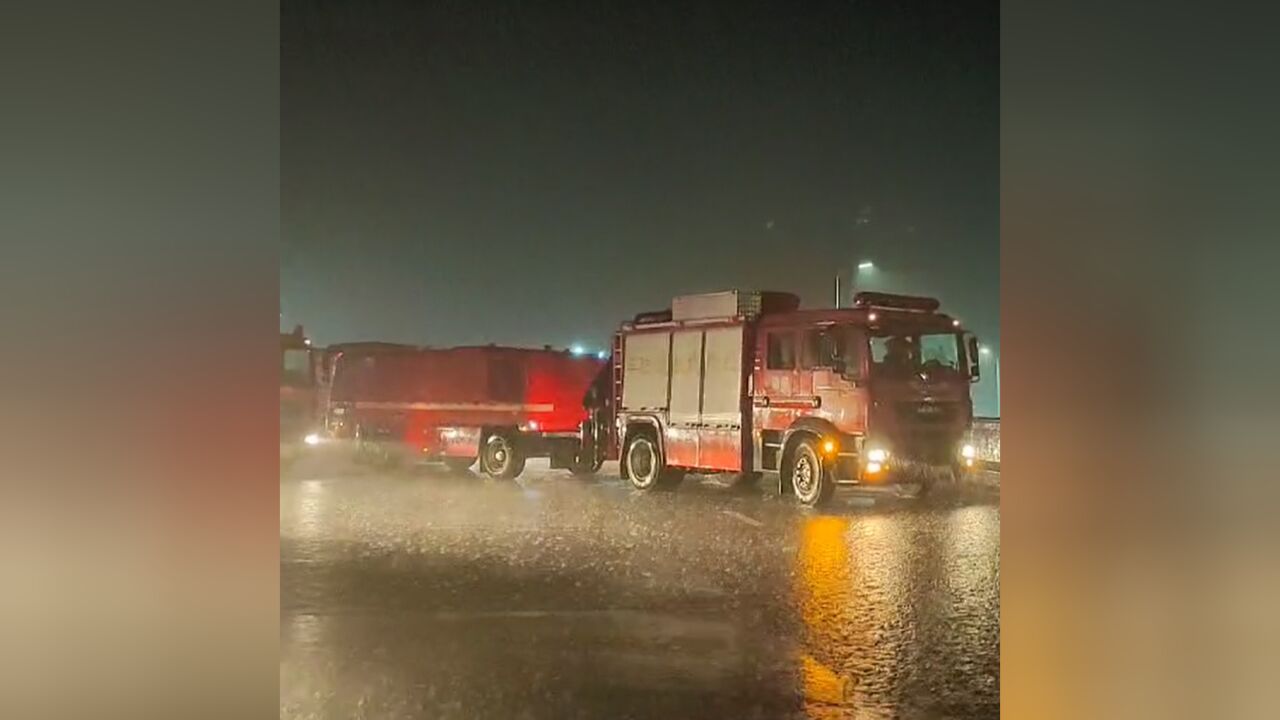 雨夜紧急跨区域增援!广州消防奔赴茂名排涝抢险救灾