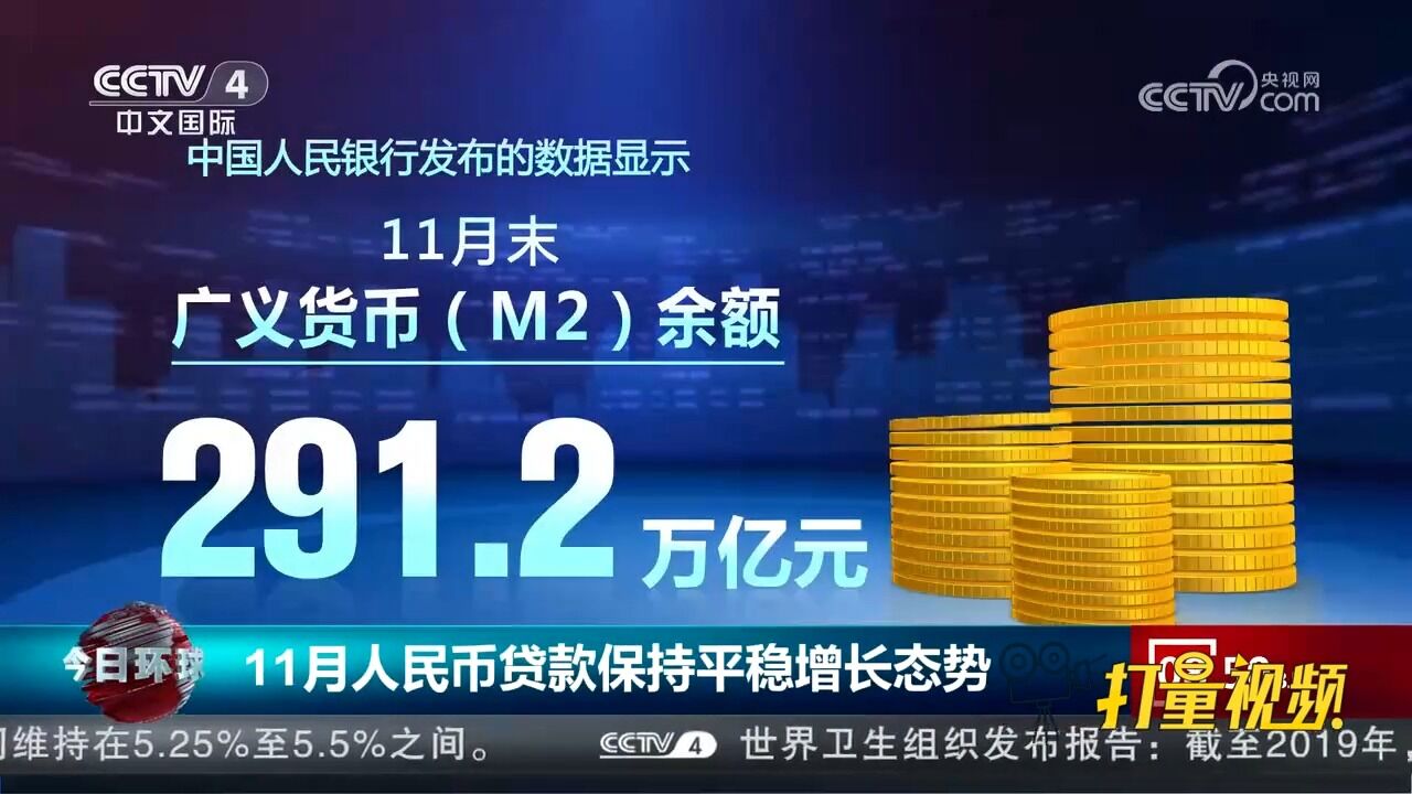 中国人民银行:2023年11月人民币贷款保持平稳增长态势