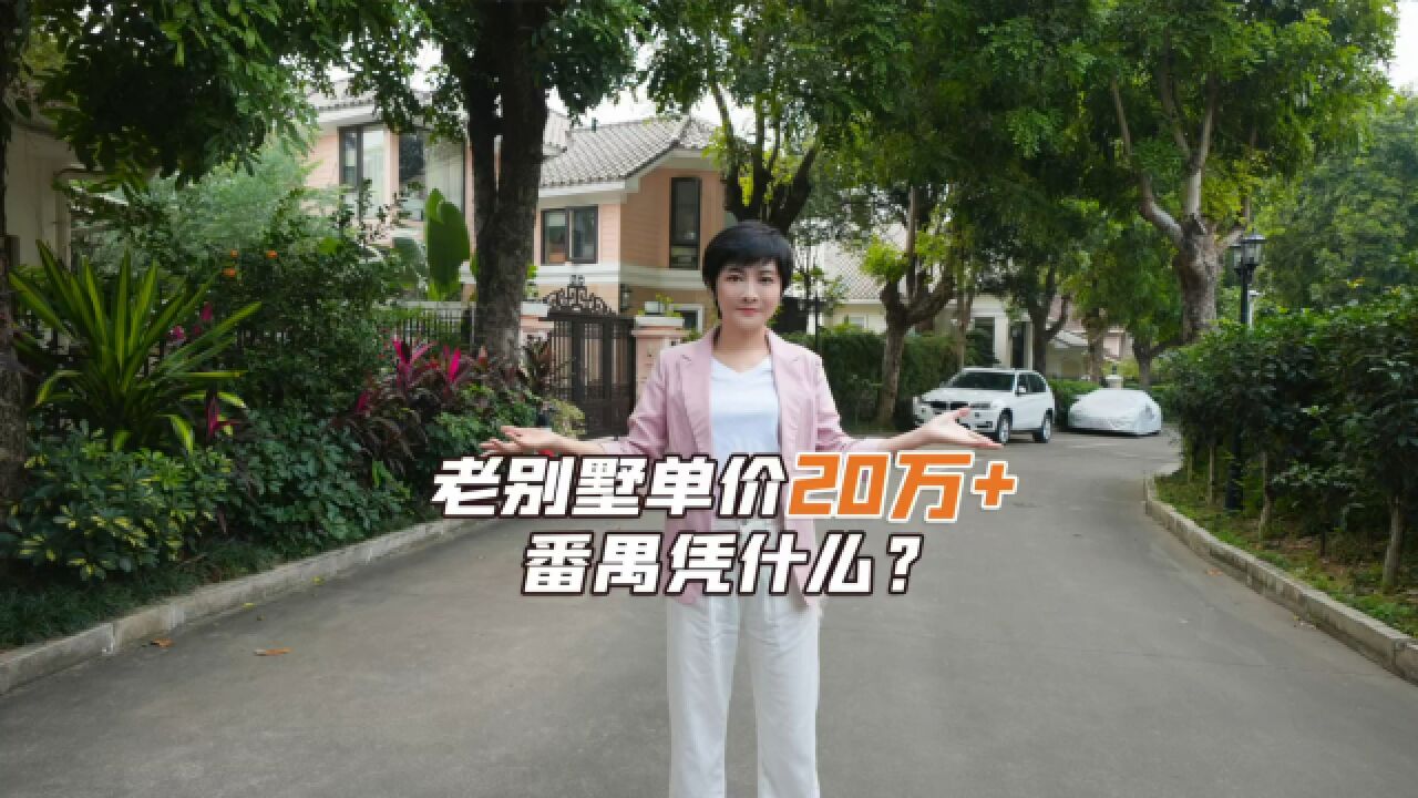 老别墅单价20万+?!番禺凭什么?