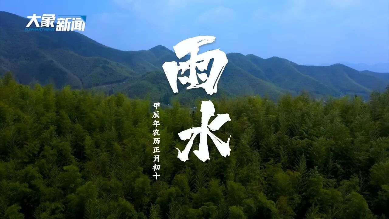 雨水:待一场春雨,迎万物新生