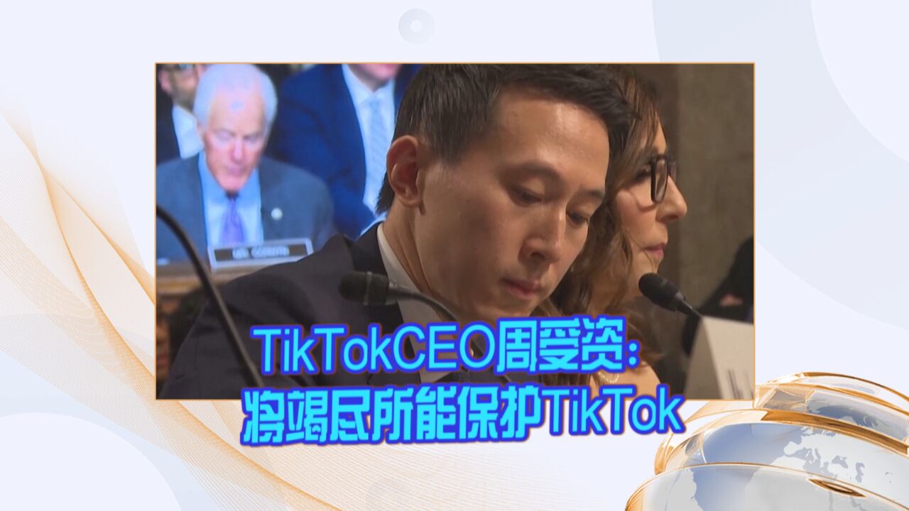 TikTokCEO周受资:将竭尽所能保护TikTok