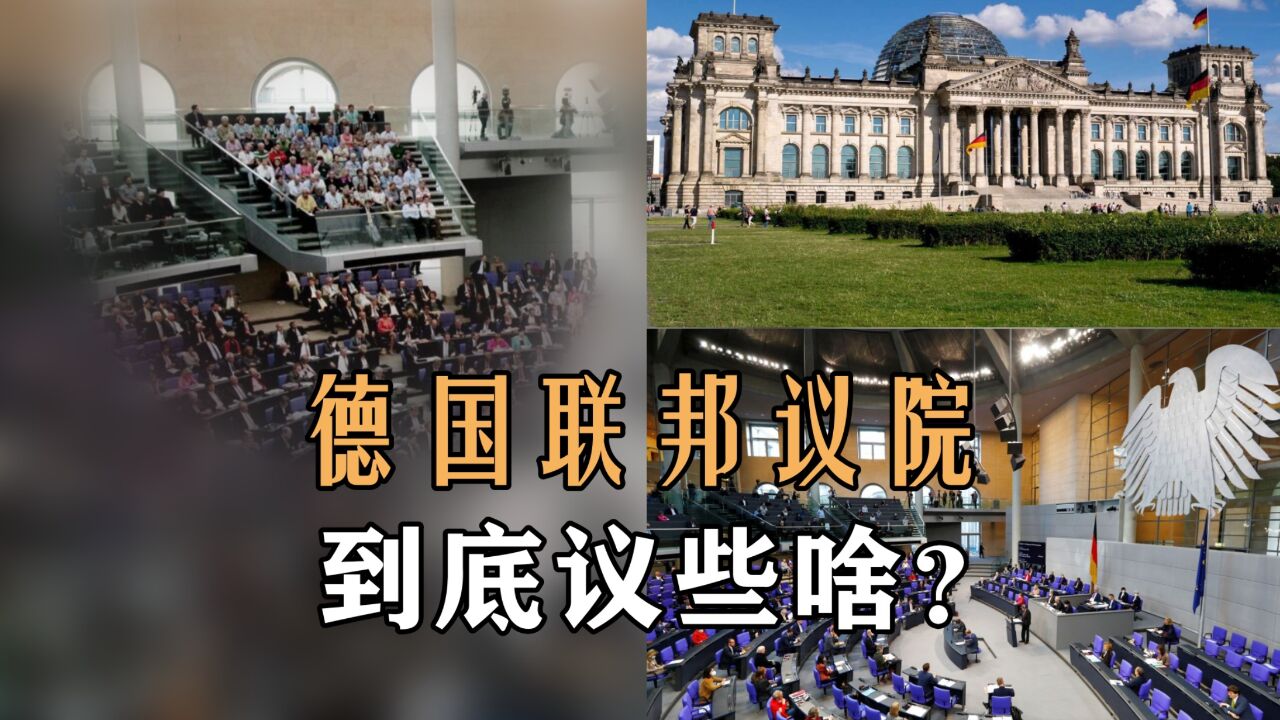 德国联邦议院到底议些啥?听说老百姓可以去旁听?