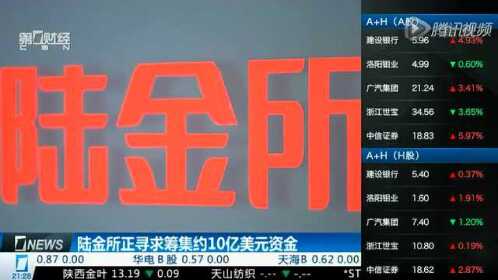 陆金所正寻求筹集约10亿美元资金