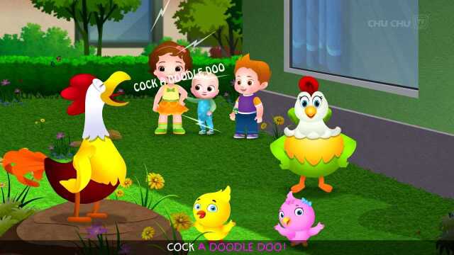 CockaDoodleDoo  ChuChu TV Nursery Rhymes & Kids Songs