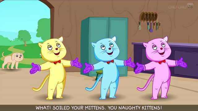 Three Little Kittens | Nursery Rhymes from ChuChu TV Kids Songs