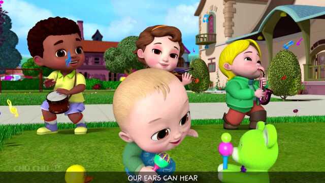 Five Senses Song  Human Sensory Organs  ChuChu TV Funzone 3D Nursery Rhymes & Kids Songs