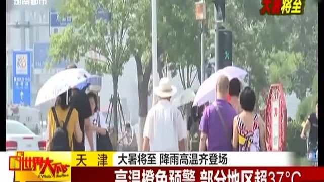 天津:大暑将至 降雨高温齐登场——高温橙色预警 部分地区超37℃