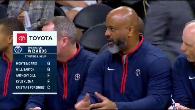  NBA季前赛：奇才vs黄蜂英文原声全场回放