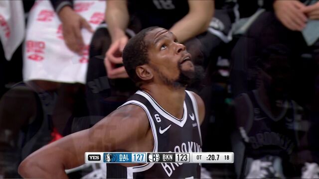 NBA常规赛：独行侠vs篮网 加时赛中文解说回放