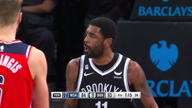 奇才107-113篮网 杜兰特39分欧文27分