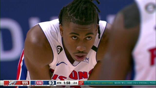 NBA季前赛：雷霆vs活塞英文原声全场回放