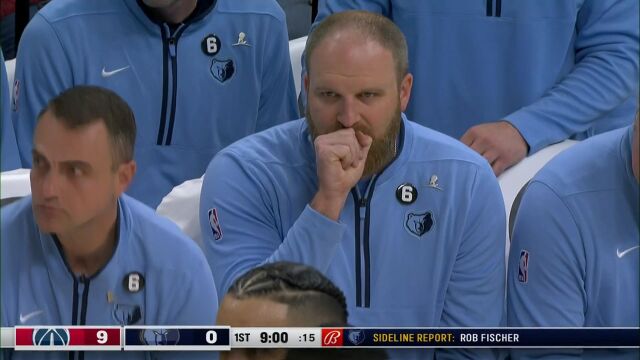 NBA常规赛：奇才vs灰熊英文原声全场回放