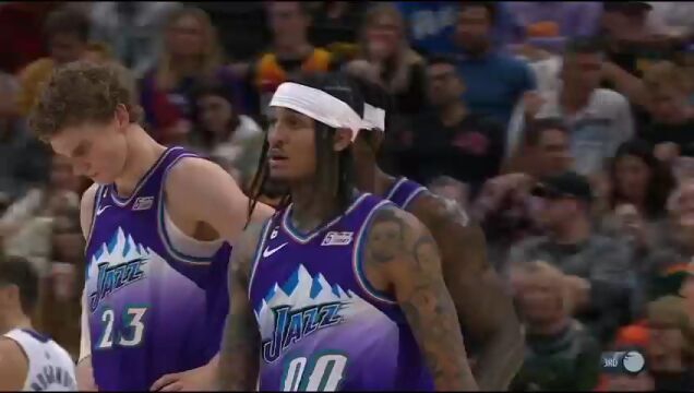 NBA常规赛：活塞vs爵士第3节中文解说回放