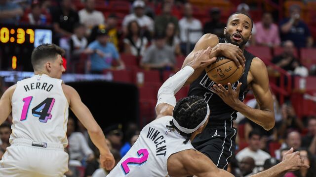 布里奇斯vs热火集锦 全场27+3+7带领篮网轰下31-6攻击波