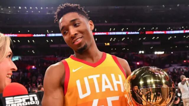 2018年NBA扣篮大赛 米切尔折桂致敬卡特强势夺冠