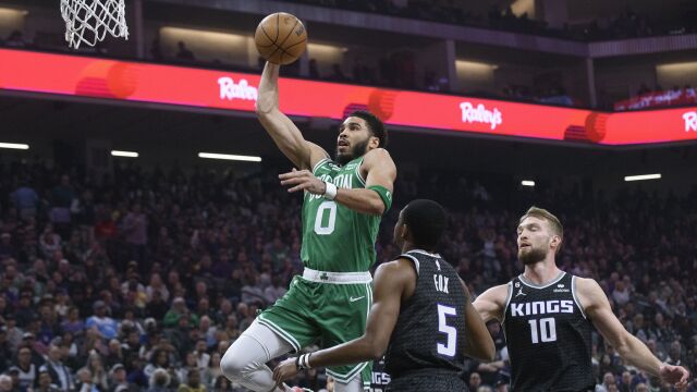 凯尔特人132-109国王 双探花强势发力客场击败国王