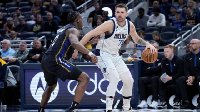 东契奇vs步行者集锦 全场25+7+6第三节导演一波流