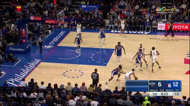 一到五号位有篮儿！ 大瓦兰与麦科勒姆手感传递接连中三分