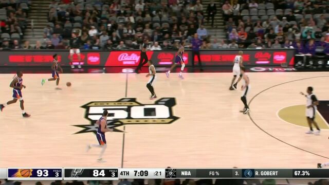 太阳vs马刺第4节中文解说回放