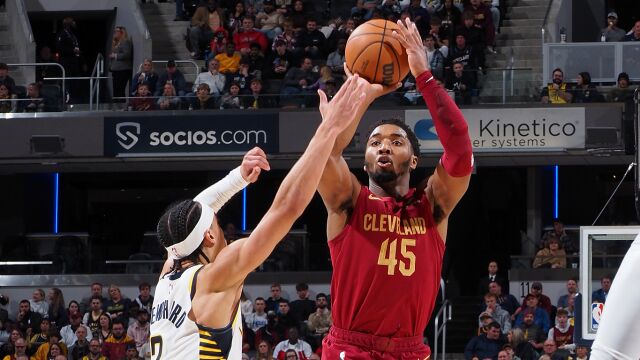 米切尔vs步行者集锦 全场28分难阻颓势