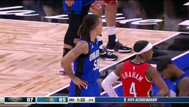 NBA常规赛：鹈鹕vs魔术中文解说全场回放