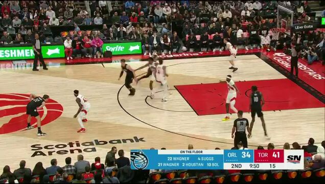 NBA常规赛：魔术vs猛龙英文原声全场回放