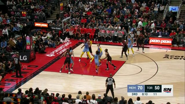 NBA常规赛：灰熊vs猛龙英文原声全场回放