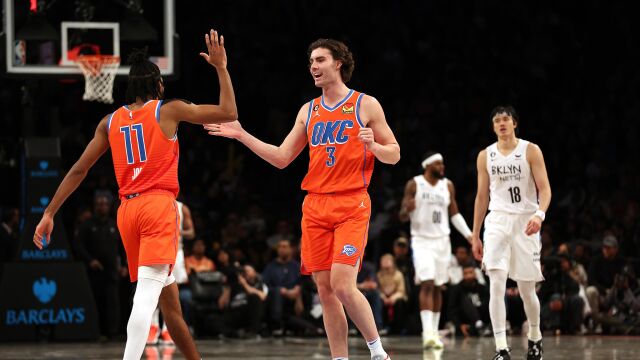 雷霆112-102篮网 雷霆三后卫各砍20+送篮网两连败