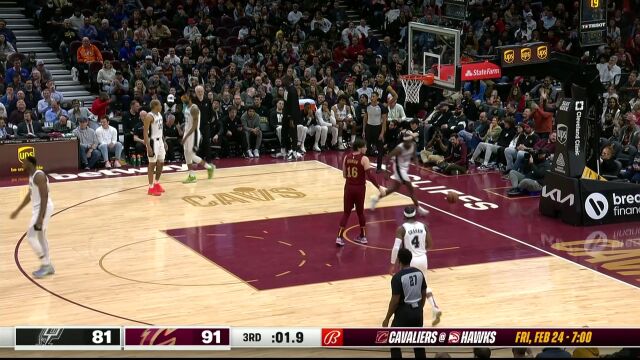 卢比奥精妙连线 奥斯曼篮下吃饼轻松上篮