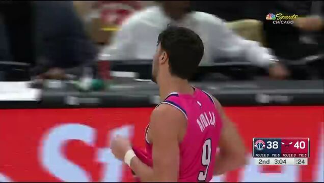 NBA常规赛：奇才vs公牛 英文解说全场回放