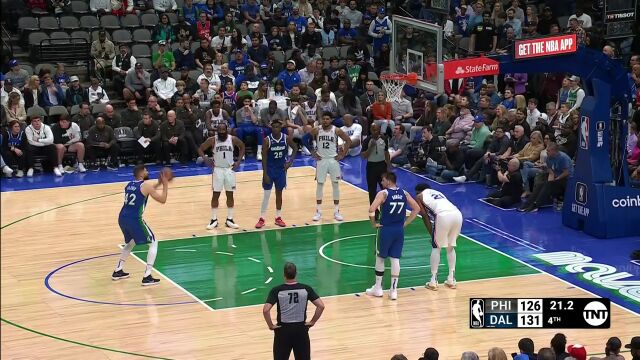 76人vs独行侠第4节英文原声回放