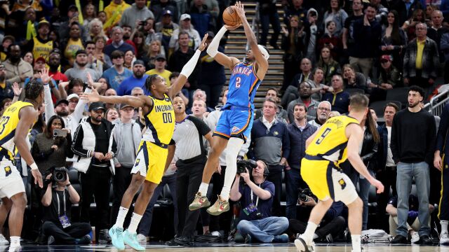 雷霆vs步行者精华回放 亚历山大空砍39分雷霆惜败步行者