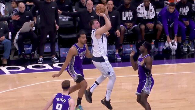 杀人还要诛心！东契奇无视防守强硬出手造杀伤