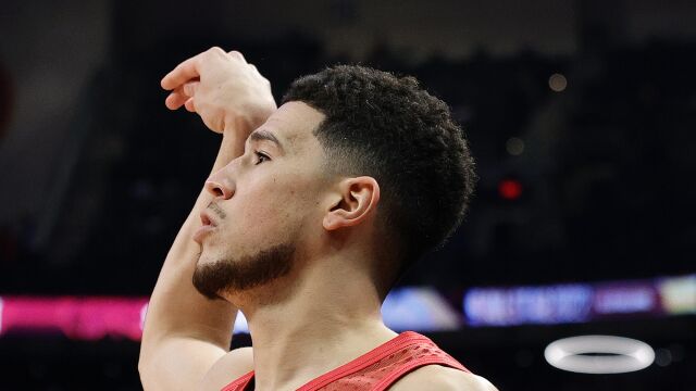 2022NBA全明星布克集锦 全场20+5滑翔空接劈扣惊艳全场