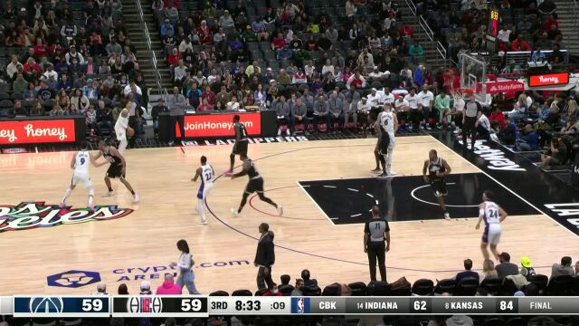 没人接应那我自己来吧！库兹马超大号三分洞穿球网