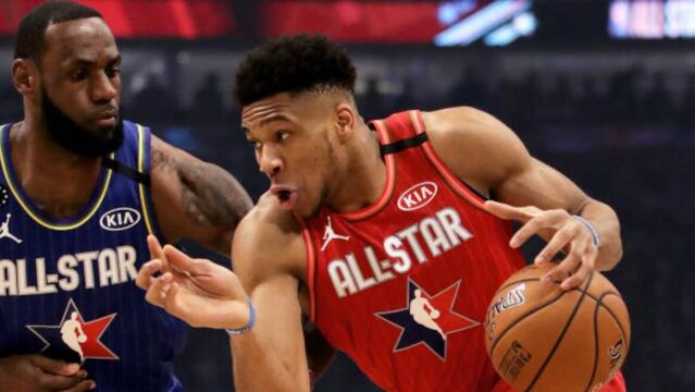 2020NBA全明星字母哥集锦 砍下25+11频频飞天窒息防守大帽詹眉