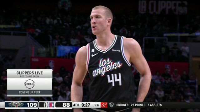  NBA常规赛：鹈鹕vs快船第4节英文原声回放