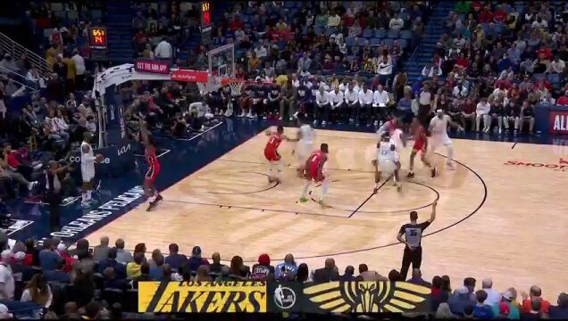 NBA常规赛：湖人vs鹈鹕中文解说全场回放