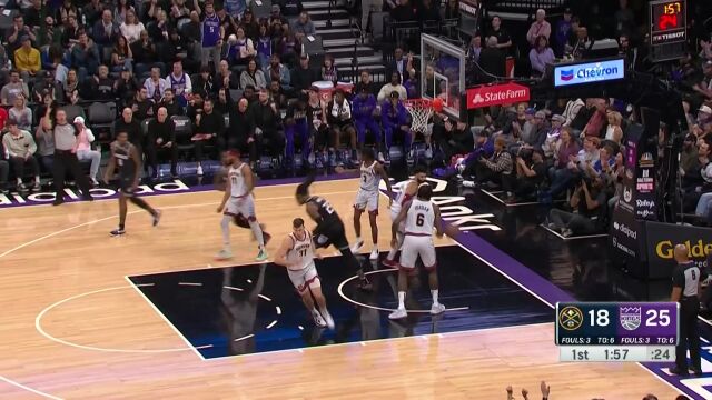 外线接球甩狙 默里三分开火正中靶心