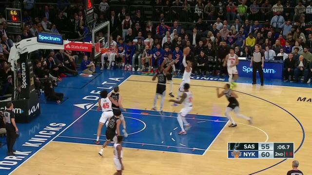 不到关键时刻不出手！ 布伦森节末30秒连取四分