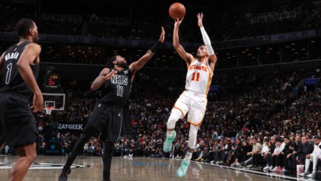 杨vs篮网集锦 空砍33+9打板空接助飞卡佩拉