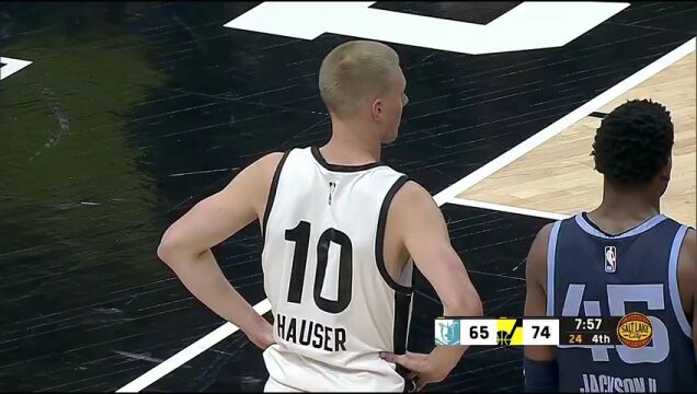 NBA夏季联赛：灰熊vs爵士第4节中文解说回放