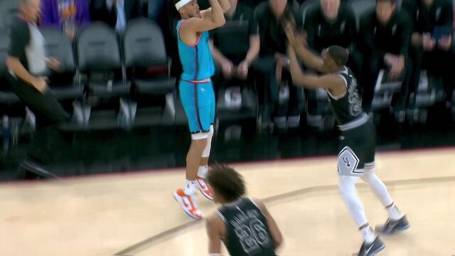 弹道无需修正 布克干拔长两分洞穿球网